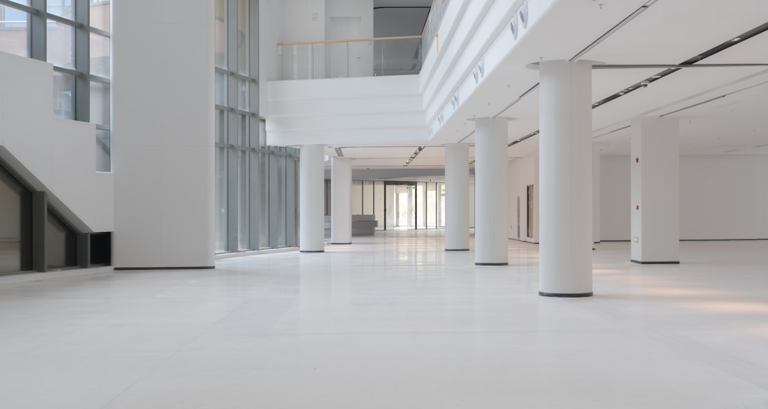 Commercial space prepared for periodic deep cleaning — deep clean direction